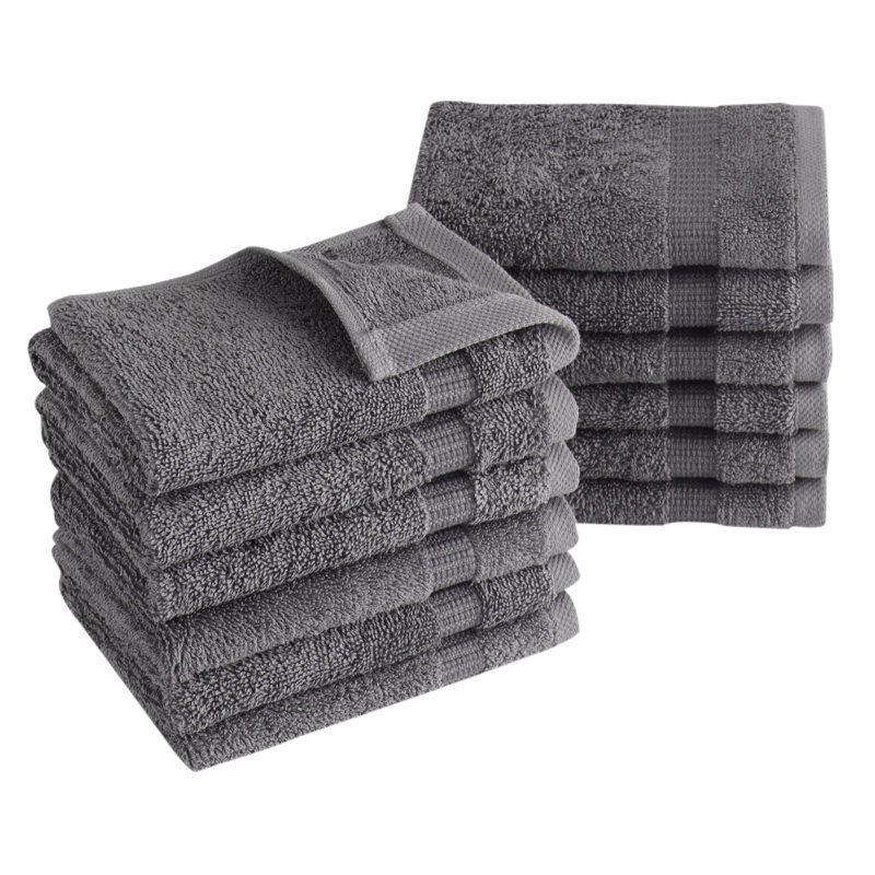 Essuie-mains Agathon 100% coton, Gris
