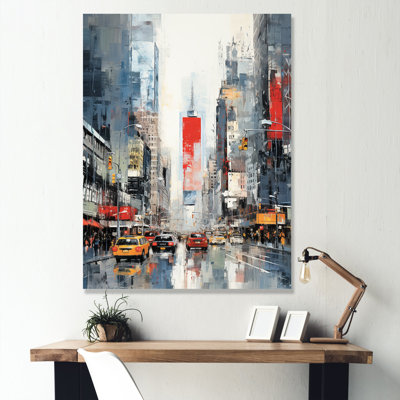 Minimaliste New York Shyscrapers I - gratte-ciel, art mural