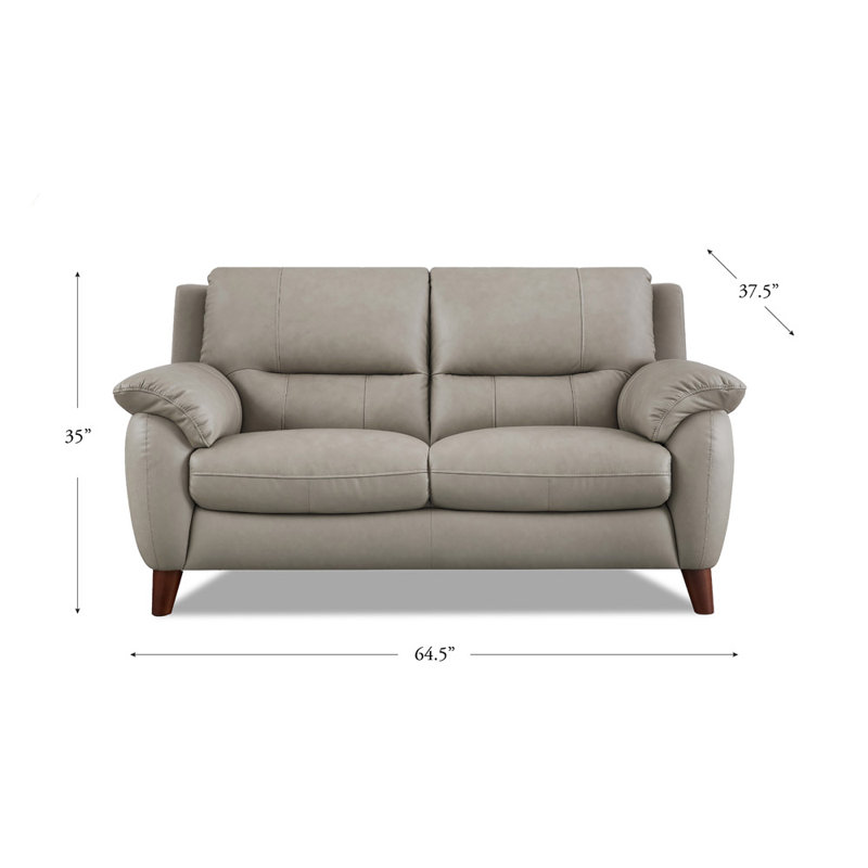 Patrina Upholstered 64.5'' Loveseat, Gray