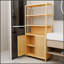Support de rangement multi-scène haute capacité à deux portes de 64 pouces de hauteur, parfait pour organiser et maximiser l'espace dans n'importe quelle pièce
