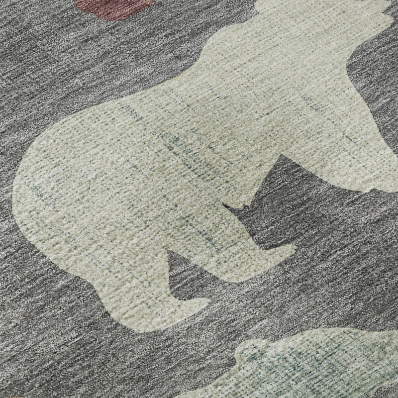 Tapis de qualité supérieure lavable à la machine Mayfield AMF2338, Gris, 10' x 14'