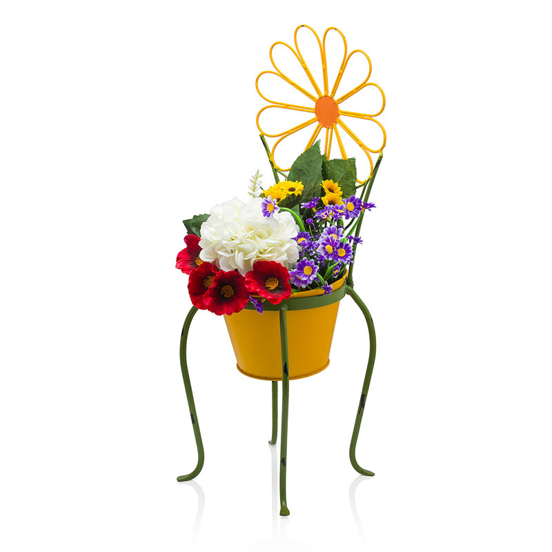Pot à fleurs Elleker, Jaune
