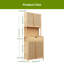 Armoire de rangement double capacité en bambou à double porte