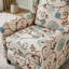 Fauteuil inclinable manuel à imprimé floral-1456641075