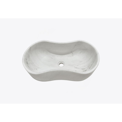 Lavabo vasque de salle de bain avec trou de drain pré-percé