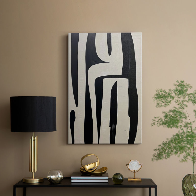 ABSTRACT Series DCXLV - Cavas de galerie sur mesure, H 60 po x l 40 po