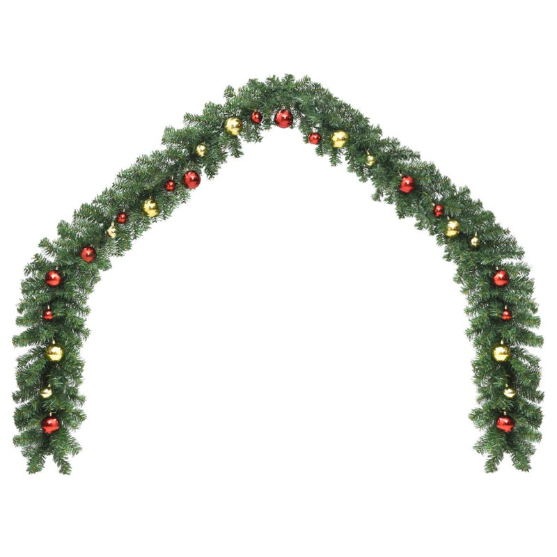 Guirlande de Noël avec guirlandes de Noël, 65.6'