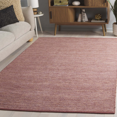 Tapis rouille en coton recyclé et viscose Kremmling