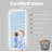 Daoud Full Length Mirror Lighted Vanity Body Mirror LED Mirror Wall-Mounted Mirror Big Size Rounded Corners, Bedroom,Living Room,Dressing Room Hotel 