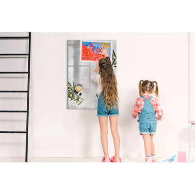 Magnetic Glass Photo Memo Board