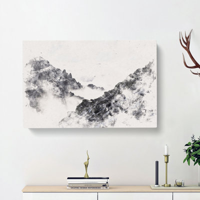 Misty Tatra Mountains In Slovakia - Wrapped Canvas Print
