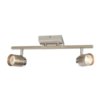 Raimer 16.62'' 2 -Light Fixed Track Track Kit with Dimmable and Adjustable Head
