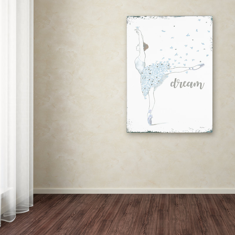 Dream Dancer II Canvas Art with Blue Birds Skirt