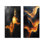 «Black and Gold Ethereal Dream I» - Ensemble de 2 reproductions d'art murales abstraites en métal