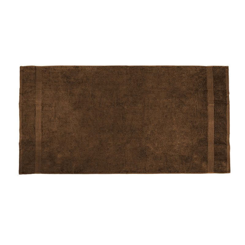 Annuziata 100% Cotton Midweight Beach Towel, Brown