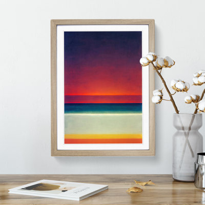 Stellar Abstract Sunset - Framed Print