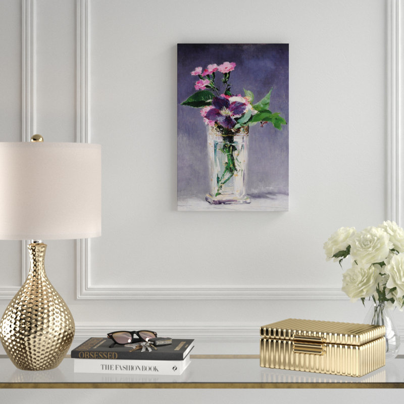 Reproduction d'art sur toile tendue, H 40 po x l 26 po x P 0,75 po, Toile tendue, Pas de tapis