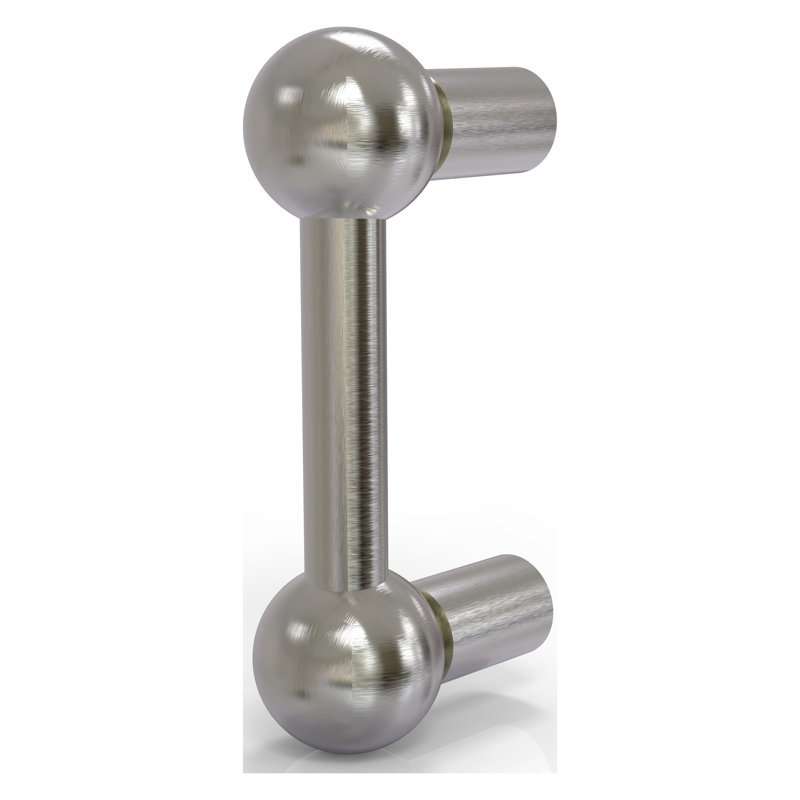 Poignée ronde Gober, Nickel satiné