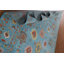 Tapis bleu All-Over Oushak 9 x 12