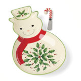 Holiday Tray with Spreader