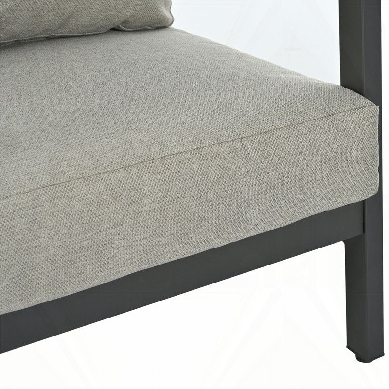 Ensemble de sièges d'extérieur de haute qualité, Gris clair
