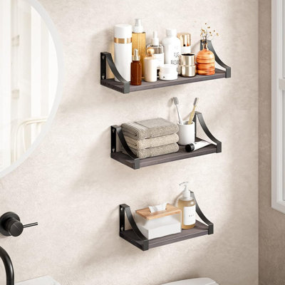 Paulownia Floating Shelf