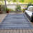 Machine Washable Indoor/Outdoor Xhevrie Blue Rug-112171379