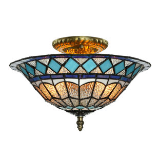 Plafonnier encastré à 2 lumières 12 po