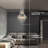 11-Chrom dimmable iron crystal Chandeliers