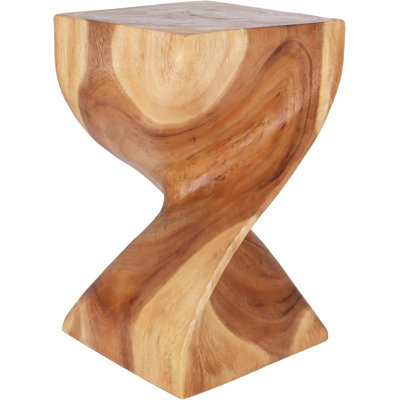 Wooden End Table - Unique Wooden Side Table - Mid Century Side Table - Saur Wood Side Table - Small Accent Table - Mid Century Modern Side Table