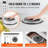 2PCS Microwave Splatter Covers 10.4" Collapsible Microwave Food Lid 300°F