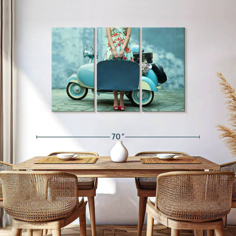 Senne Vintage Girl Traveller, H 36 po x l 57 po