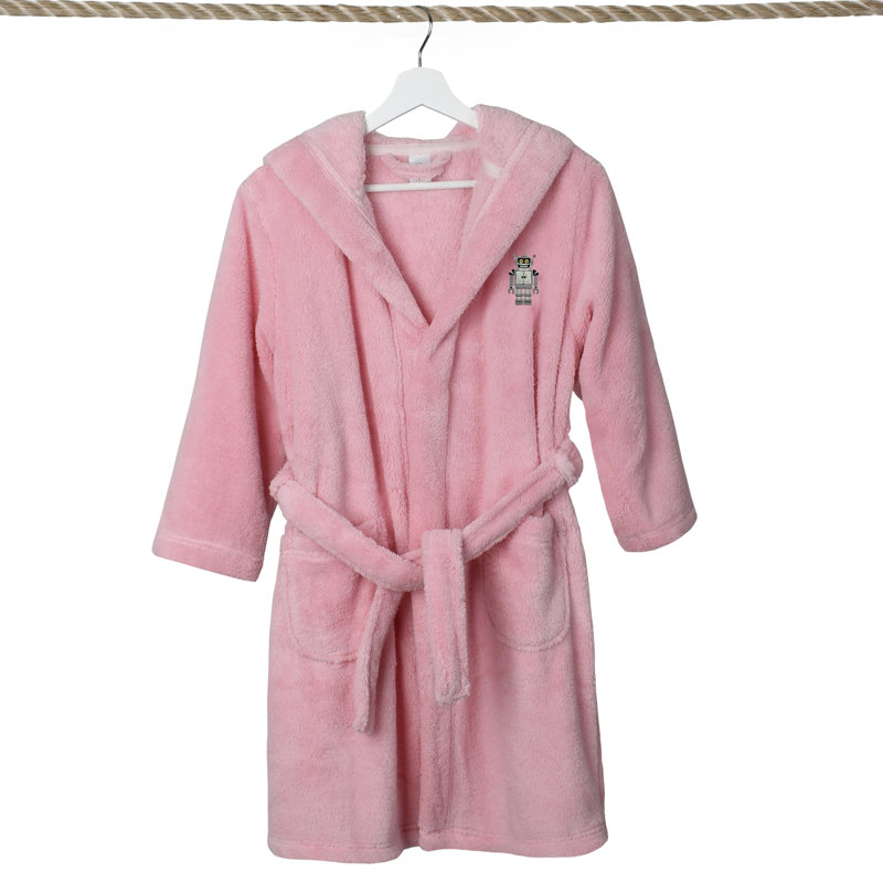 Peignoir 100% polyester Linum Kids, S, Rose