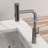 Gunmetal Black 360 Rotating Kitchen Faucet, 4 Spray Modes For Filling Pots, Splash - Control, Ceramic Cartridge, Complete , 1.65 Inches Base Width Pull Down Installation Kit,-2085239763