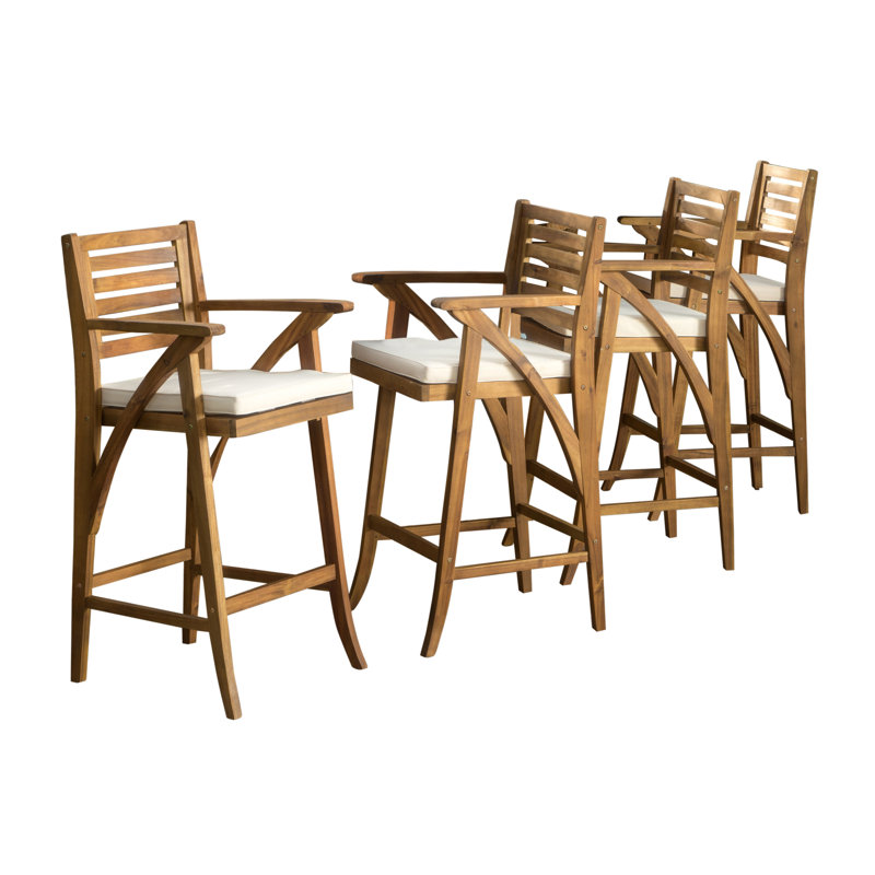 Tabouret de bar 29 po avec coussin Aoto