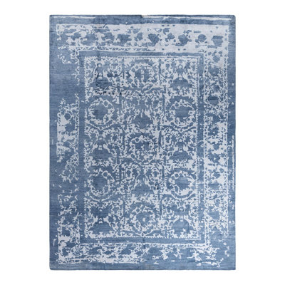 Overdyed One-of-a-Kind 9' 0" x 12' 1" Hand Knotted Area Rug