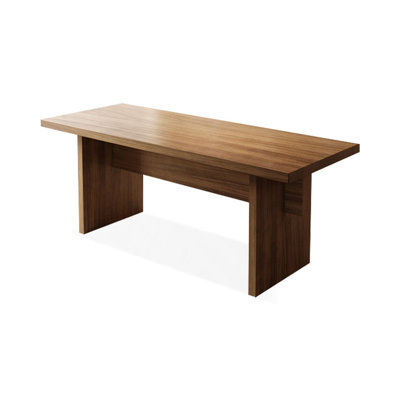 Bureau moderne et simple en bois massif