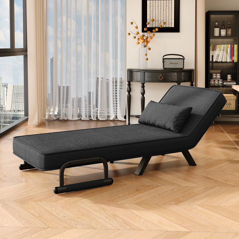 Upholstered Accent Chair, Black
