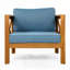 Fauteuil club d'extérieur en bois d'acacia-566858312