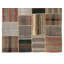 Tapis turc patchwork 6 pi 8,4 pi fabriqué à la main «Flat-Weave»