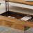 Multifunctional Lift Top Coffee Table - Grain Sticker-2054495221