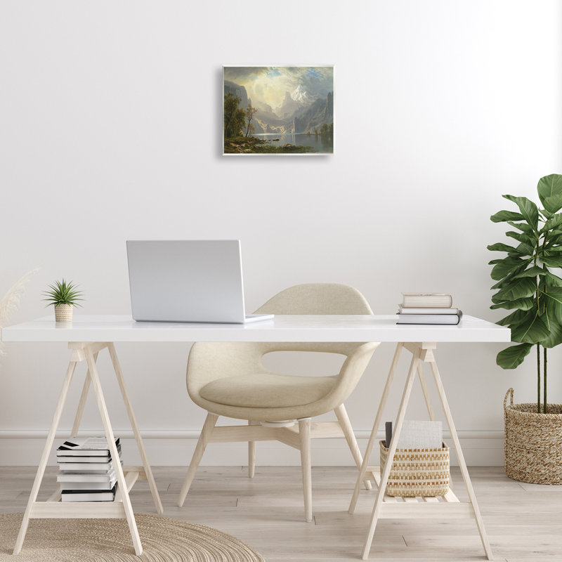 Art mural classique "Vue sur la montagne" par one1000paintings