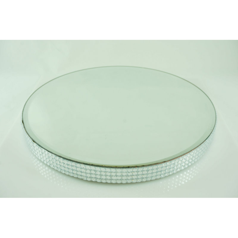 Plat de table, H 10,25 po x l 10,25 po x P 1,25 po
