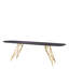 Dining Table Levante Brushed Brass Finish - Legs
