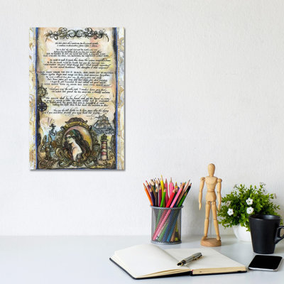 The Sailor And The Mermaid Tale I 1 Piece Wrapped Canvas Wall Art