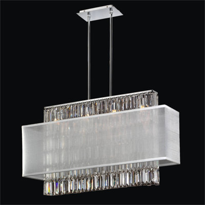 Whitten 4 - Light Chrome Kitchen Island Pendant