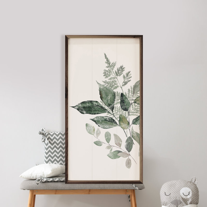 Bouquet de verdure vieilli deux, H 16 po x l 8 po