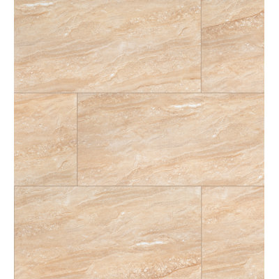 Aria Azira 24 in. x 48 in. Polished Porcelain Stone Look Floor and Wall Tile