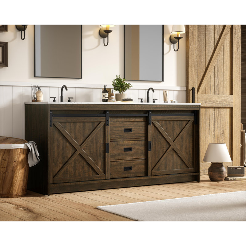 Meuble-lavabo double 72 po Boden, Expresso