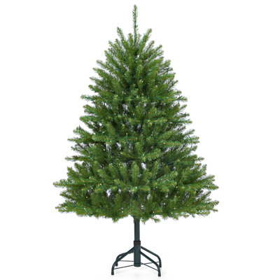 Arbre de Noël artificiel, arbre automatique en PVC avec lumières DEL bicolores